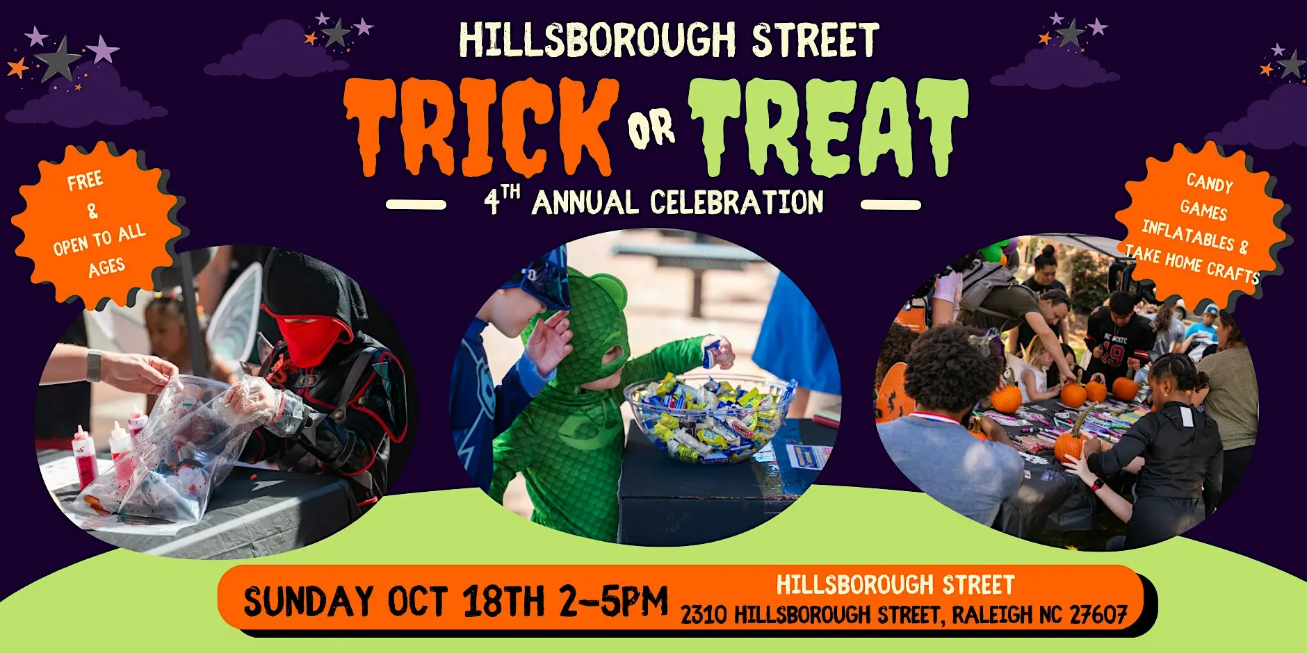 Hillsborough Street Trick or Treat