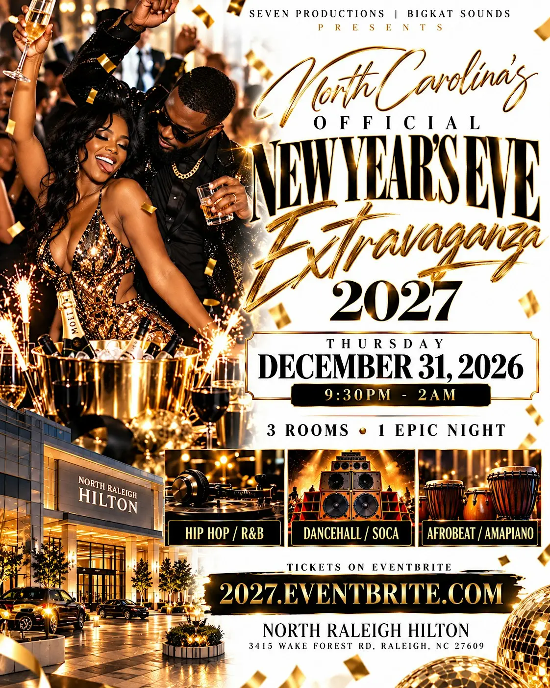 NC's Official New Year's Eve Extravaganza 2027